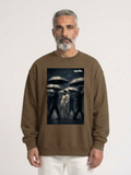 'Grounded in Awareness' Oversized Sweatshirt