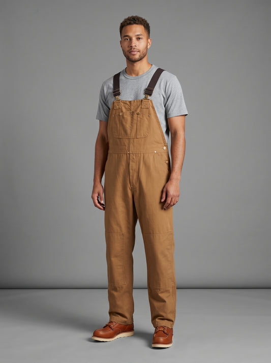 Loose-Fit Utility Bib Overall Jumpsuit