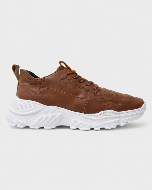 Preston casual sneaker in brown by Apollo Moda