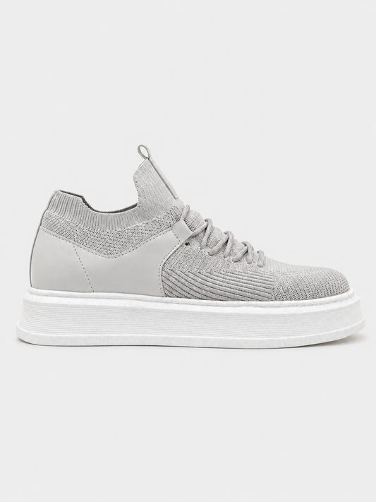 Madrid Gray casual sneaker in grey by Apollo Moda