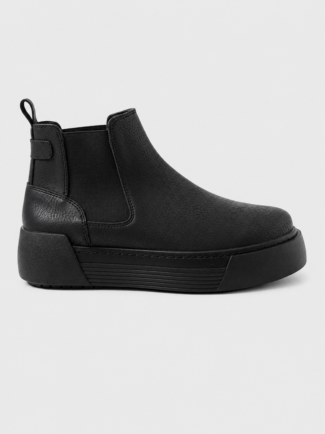 Avalon Onyx Chelsea boot in matte black by Apollo Moda