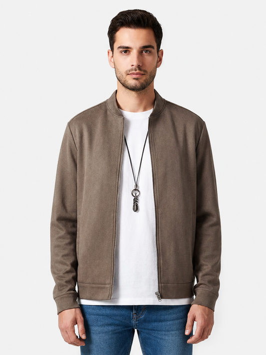 Men's Slim Fit Long Sleeve Knitted Jacket