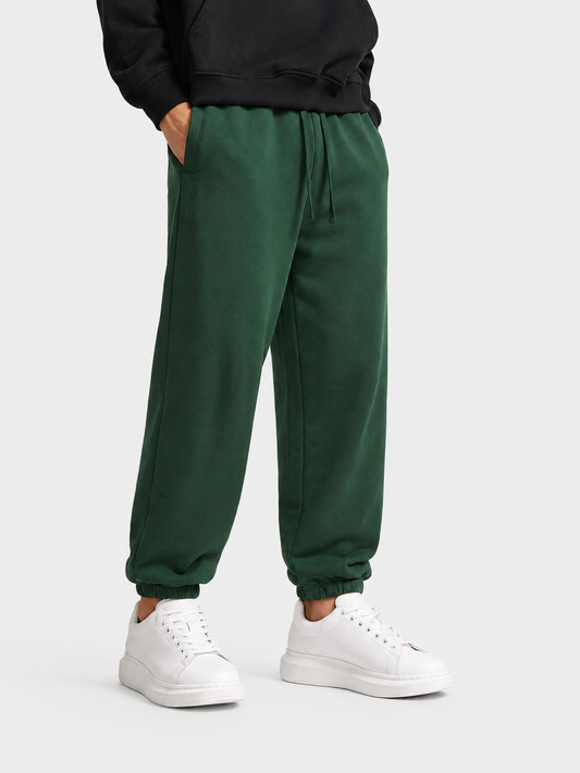 Apollo Heavyweight Cotton Green Sweatpants