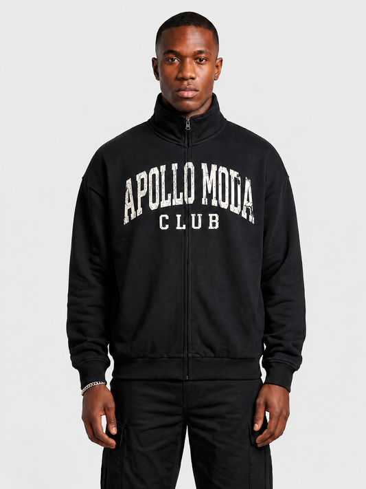 Club Collegiate Oversized Full-Zip Sweatshirt
