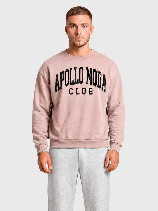 Club Collegiate Oversized Crewneck Sweatshirt