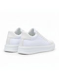 Apollo Moda men's Titan Arctic white lace-up sneaker with chunky sole, fourth angle