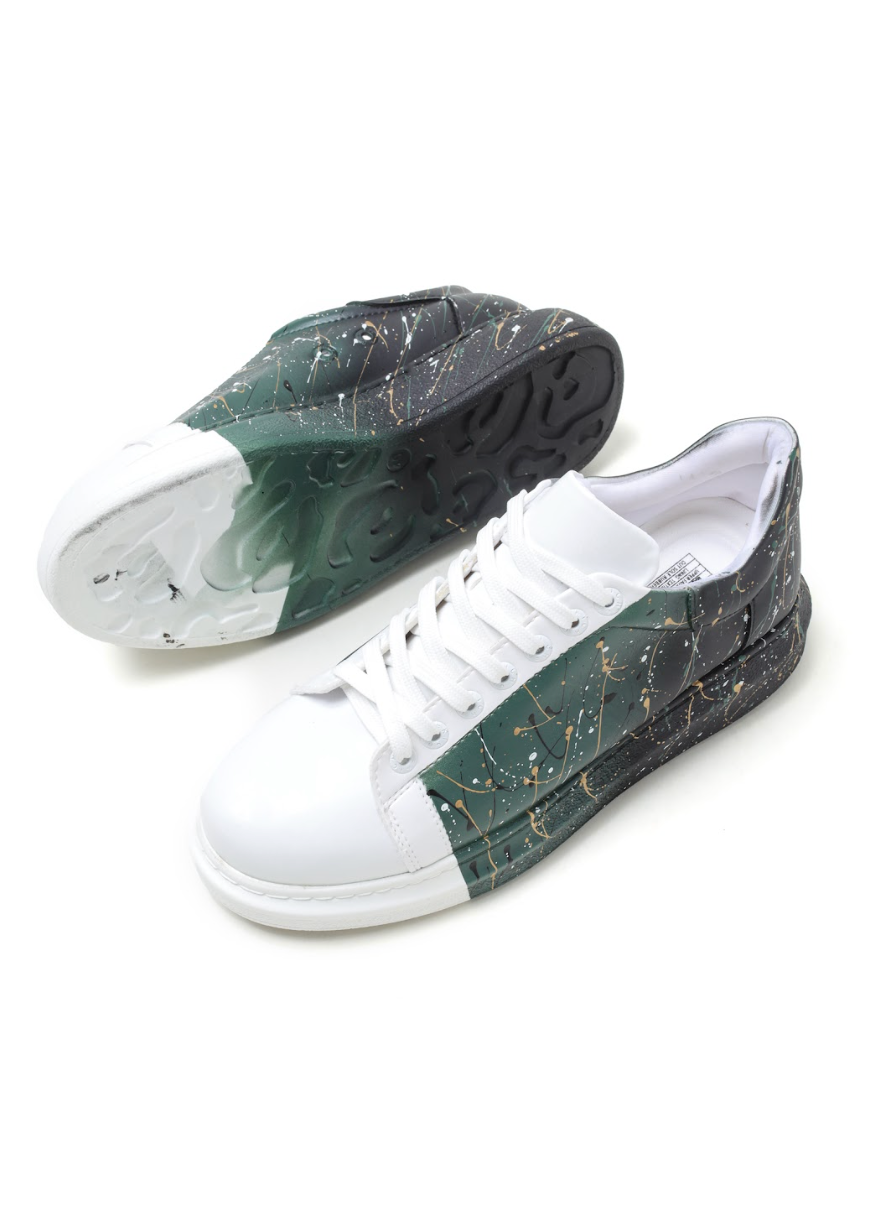 Apollo Moda men's Urban Pulse Rhythm Shift splatter paint sneaker, fourth angle