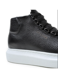 Kelly Midnight Majesty black vegan leather boot by Apollo Moda, US men's sizes 7-13, fifth angle