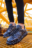 Hand-Painted Customized Sneakers for Men by Apollo Moda | Stardust Flow