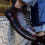 Hand-Painted Customized Sneakers for Men by Apollo Moda | Stardust Fusion