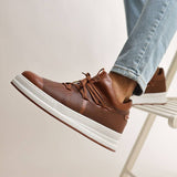 Casual Mid-Top Sneakers for Men by Apollo Moda | Ojai Tawny Reflection