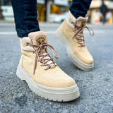 Casual Winter Boots for Men by Apollo Moda | Monaco Beige