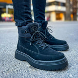 Casual Winter Boots for Men by Apollo Moda | Monaco All Black