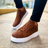 Casual Orthopedic Comfort Sneakers for Men by Apollo Moda | Zeus Earthy Weave