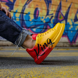 Hand-Painted Customized Sneakers for Men by Apollo Moda | Genova "King"