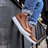 High Top Platform Sneakers for Men by Apollo | Kelly in Rustic Rendezvous