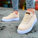 Low Top Knitted Casual Sneakers for Men by Apollo Moda | Kotor Desert Mirage