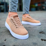 Low Top Knitted Casual Sneakers for Men by Apollo Moda | Kotor Camel Craft