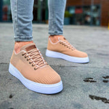 Low Top Knitted Casual Sneakers for Men by Apollo Moda | Kotor Camel Craft