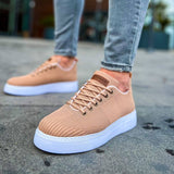 Low Top Knitted Casual Sneakers for Men by Apollo Moda | Kotor Camel Craft