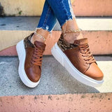 Low Top Casual Sneakers for Women by Apollo Moda | Santos Earthbound Serpent