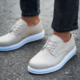 Men's Lazio Cream White Elegance