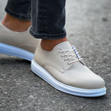 Men's Lazio Cream White Elegance