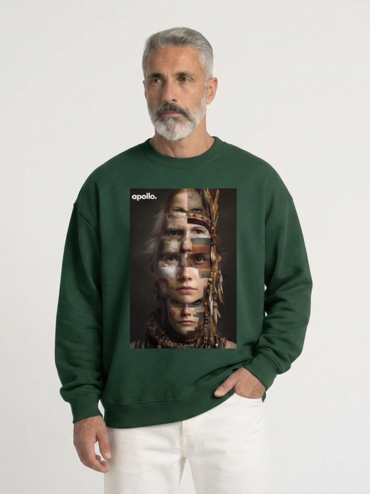 Unisex Oversized Cotton Apollo Sweatshirt