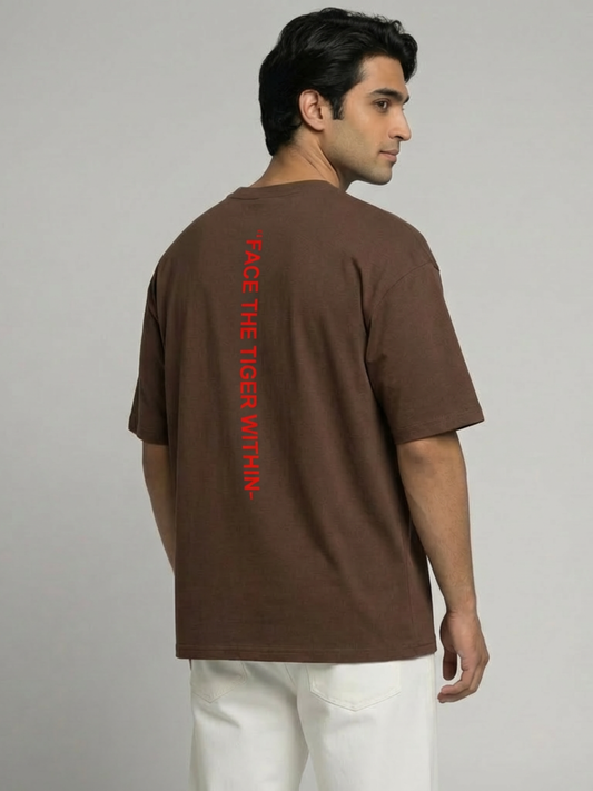 'Face The Tiger Within' Oversized T-shirt