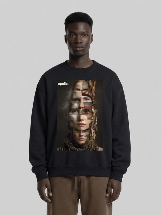 Unisex Oversized Cotton Apollo Sweatshirt