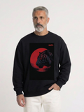 'Face The Tiger Within' Oversized Sweatshirt