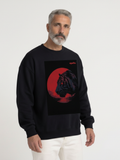 'Face The Tiger Within' Oversized Sweatshirt