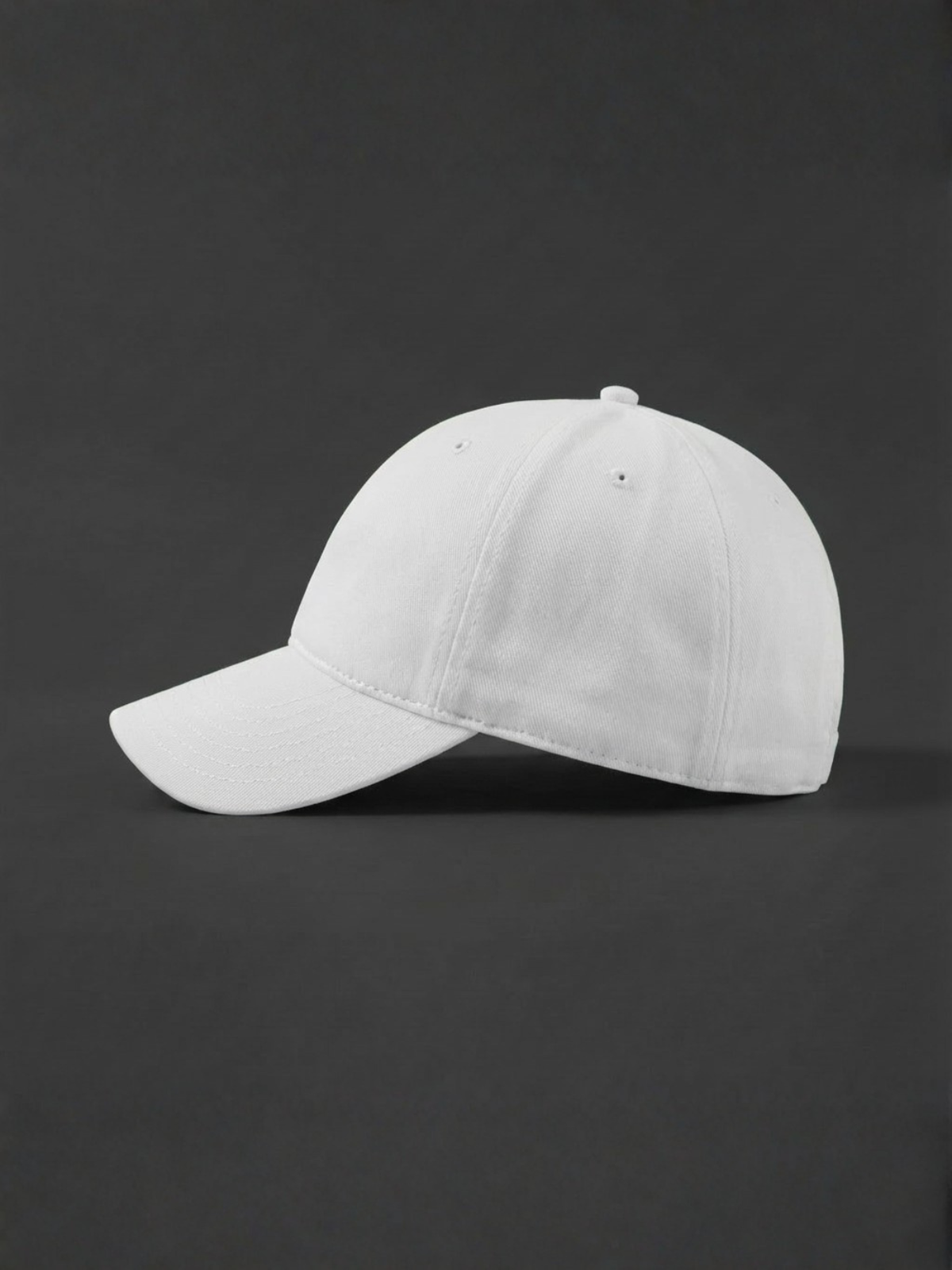 Cotton Twill Hat Pure White