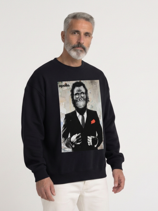 Unisex Oversized Cotton Apollo Sweatshirt