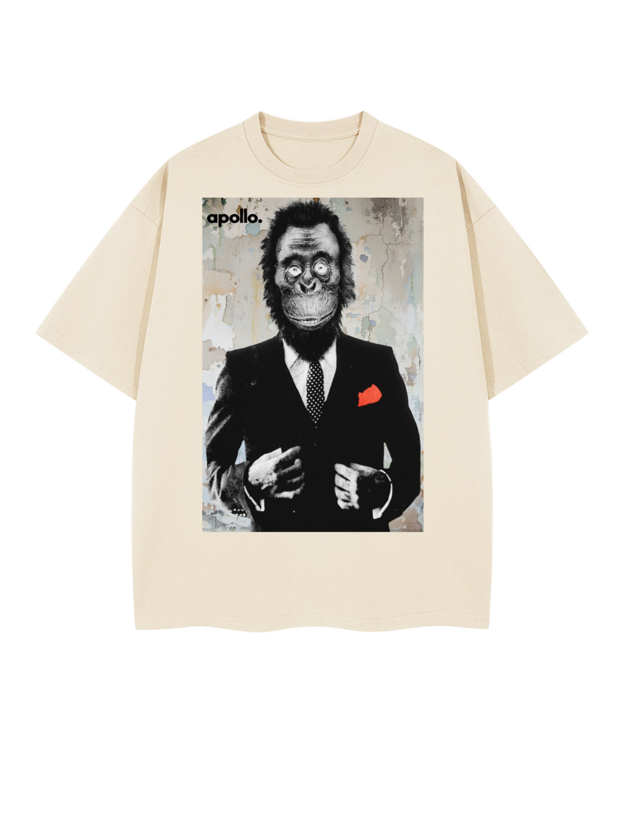 'Monkey Business Only' Oversized T-shirt