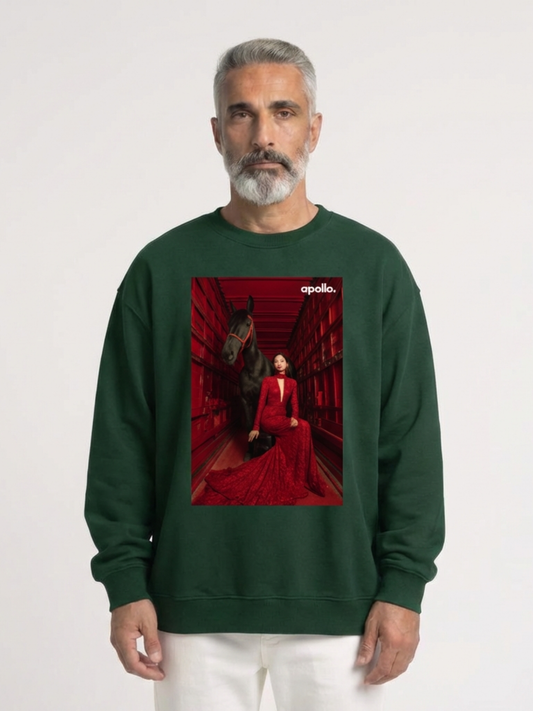 Unisex Oversized Cotton Apollo Sweatshirt