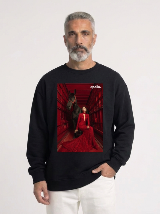 Unisex Oversized Cotton Apollo Sweatshirt