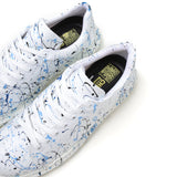 Hand-Painted Customized Sneakers for Men by Apollo Moda | Stardust Sky Blue