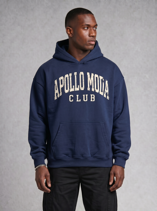 Sudadera con capucha oversize pesada Club Collegiate