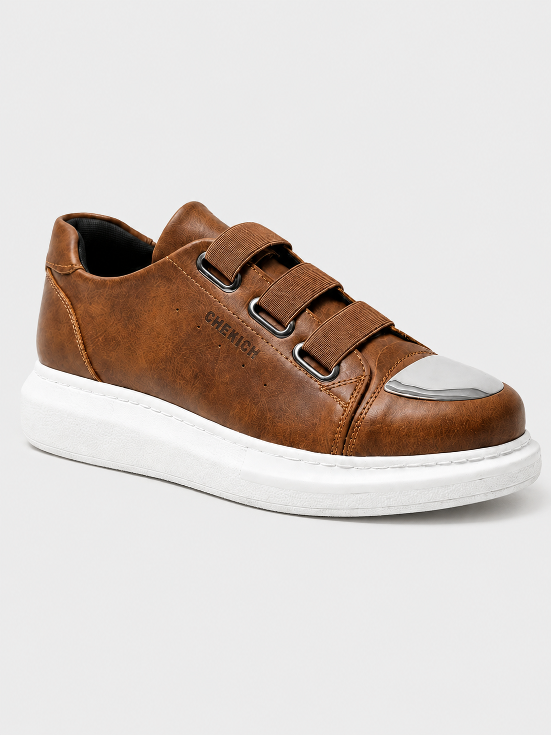 Luiz X Tawny Temptation slip-on sneaker in brown by Apollo Moda