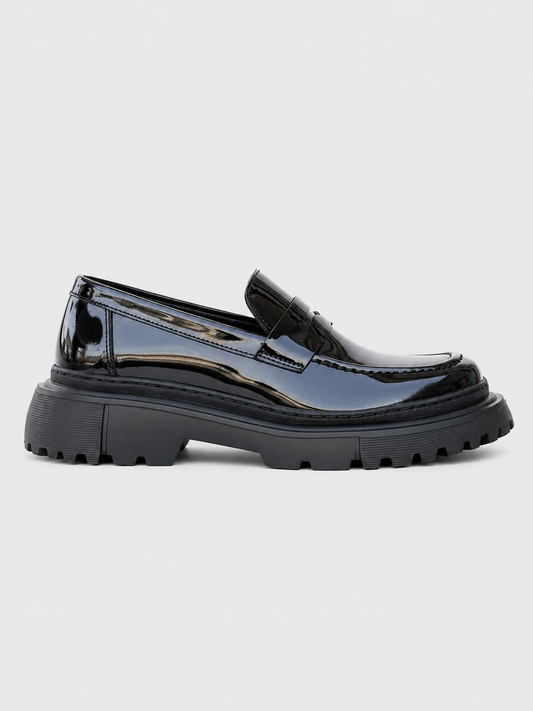 Oslo Patent Noir patent dress shoe in black by Apollo Moda