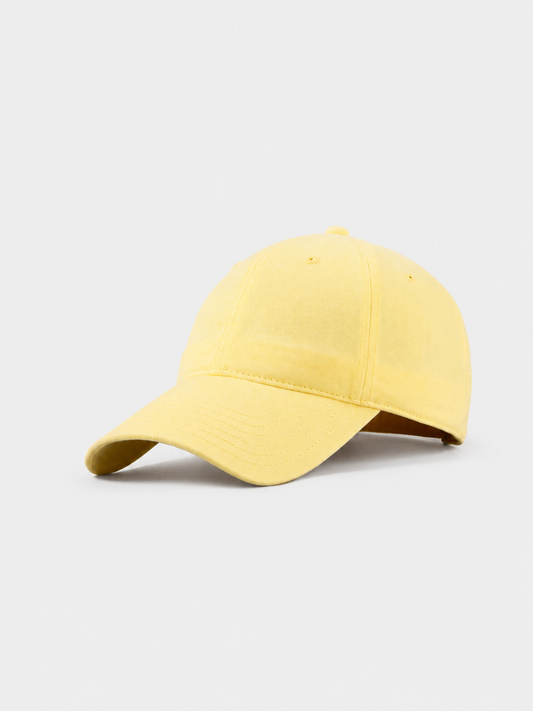 Cotton Twill Hat Soft Lemon