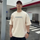 Men Fashionable, Casual, Loose-Fit T-Shirt With Printed Letters