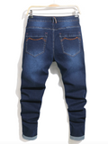 Men's Washed Pocket Slim Fit Jeans