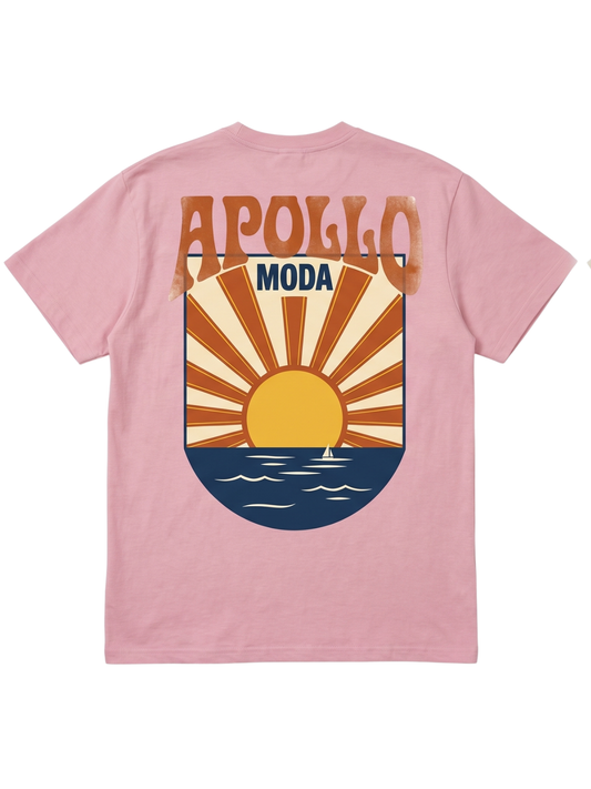 Camiseta gráfica pesada Horizon extragrande