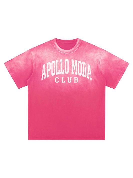 Camiseta extragrande Club con degradado lavado