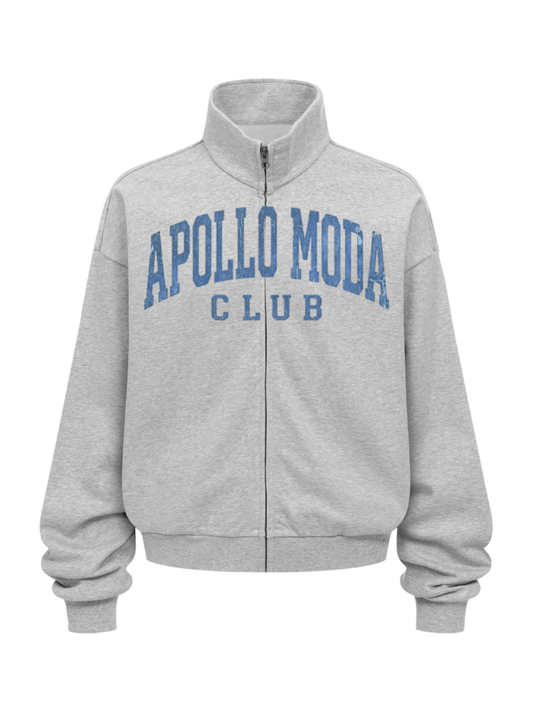 Sudadera oversize con cremallera completa Club Collegiate