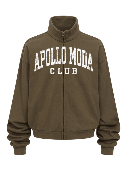 Sudadera oversize con cremallera completa Club Collegiate