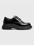 Apollo Moda Men's Vantage Axis patent black elevating shoe, main product photo