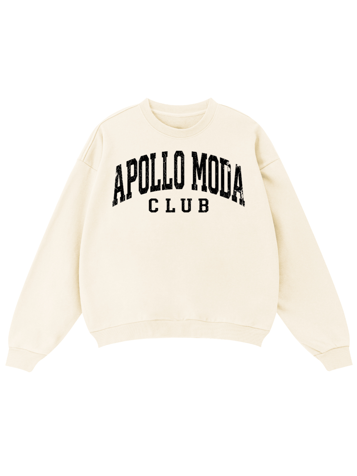 Sudadera oversize con cuello redondo Club Collegiate